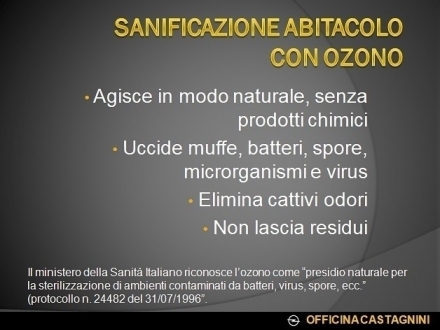 Sanificazione Abitacolo con Ozono - OFFICINA CASTAGNINI